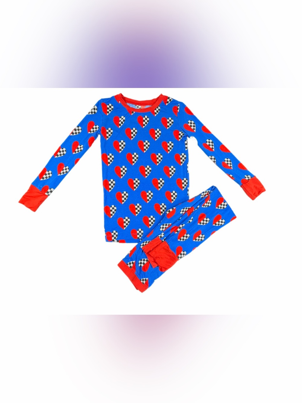 KIKI + LULU Bamboo Long Sleeve Pajama Set in Better Half - 7/8